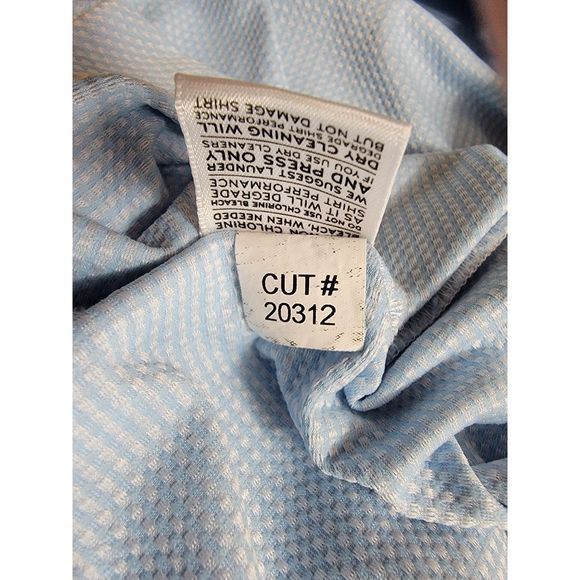 Mizzen+Main Spinnaker Men's Blue Long Sleeve Button Shirt - XL - Picture 6 of 7